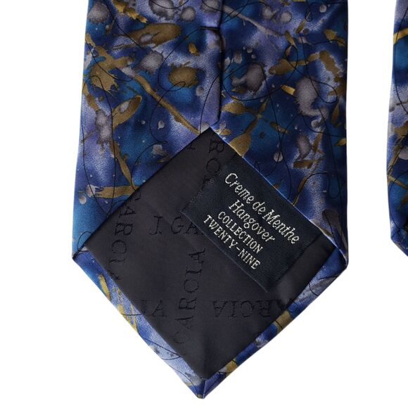Vintage Jerry Garcia Creme de Menthe Tie Mens Abstract Hangover Collection 29 - Picture 5 of 12